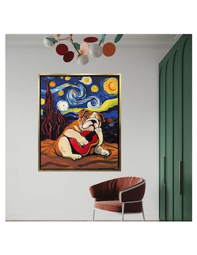 Pintura Vandogh técnica acrílico Lune Art Gallery Animalart
