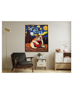 Pintura Vandogh técnica acrílico Lune Art Gallery Animalart