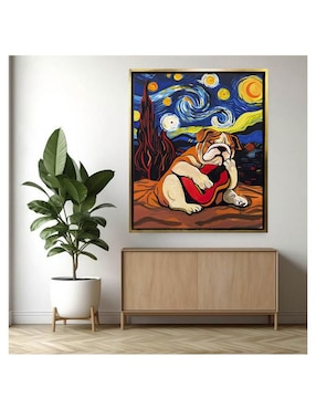 Pintura Vandogh técnica acrílico Lune Art Gallery Animalart