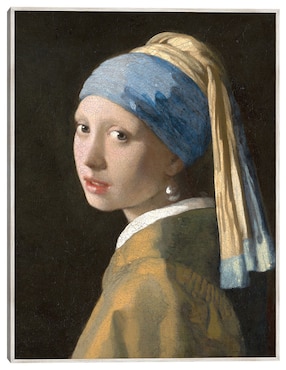 Cuadro decorativo La Muchacha Del Pendiente de Perla (C. 1665) técnica mixta Cuadros Jr Gente