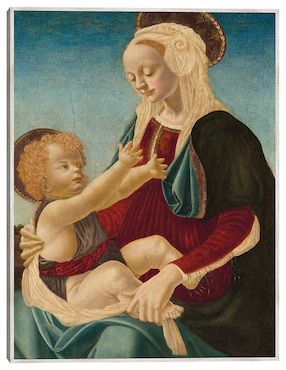 Cuadro decorativo La Virgen Y El Niño C. 1470/1480 técnica mixta Cuadros Jr Vírgenes