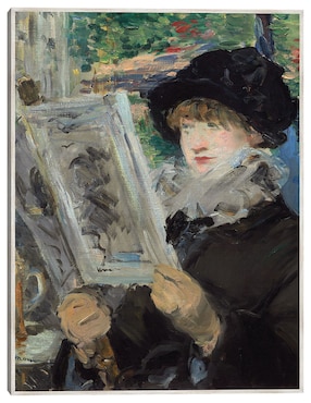 Cuadro decorativo Mujer Leyendo (1880) técnica mixta Cuadros Jr Gente