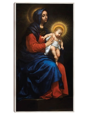 Cuadro decorativo Virgen Con El Niño (1570-1575) técnica mixta Cuadros Jr Vírgenes