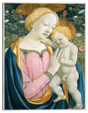 Cuadro decorativo La Virgen Y El Niño C. 1445/1450 técnica mixta Cuadros Jr Vírgenes