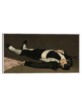 Cuadro decorativo El Torero Muerto 1864 técnica mixta Cuadros Jr Gente