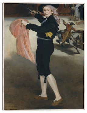 Cuadro decorativo Señorita V. . . Con El Traje de Espada (1862) técnica mixta Cuadros Jr Gente