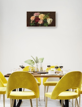 Cuadro decorativo Rosas De Niza Sobre Una Mesa, 1882 técnica mixta Cuadros Jr Arreglo Floral