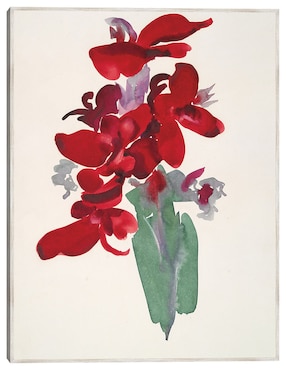 Cuadro decorativo Canna Roja (1915) técnica mixta Cuadros Jr Floreros