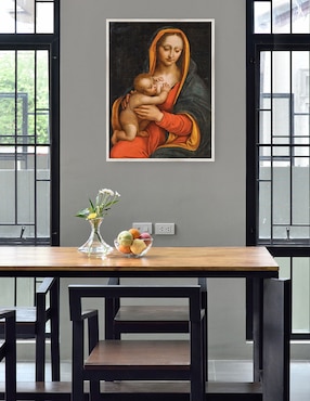 Cuadro decorativo Virgen Y El Niño (Siglo XVI) técnica mixta Cuadros Jr Vírgenes