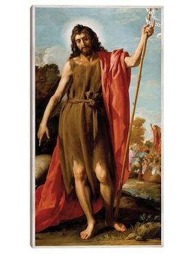 Cuadro decorativo San Juan Bautista En El Desierto (1635) técnica mixta Cuadros Jr Figuras Celestiales