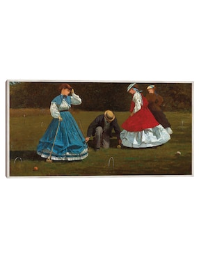 Cuadro decorativo Escena De Croquet (1866) técnica mixta Cuadros Jr Gente