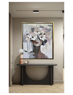 Pintura Behind Flowers técnica acrílico Lune Art Gallery