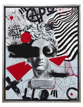 Pintura Xoxo técnica acrílico Lune Art Gallery MilleniArt