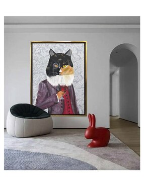 Pintura Lordcat técnica acrílico Lune Art Gallery AnimalArt