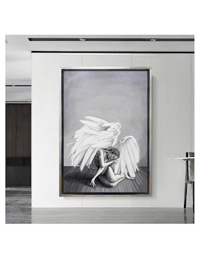 Pintura Broken Wings técnica acrílico Lune Art Gallery Ángeles