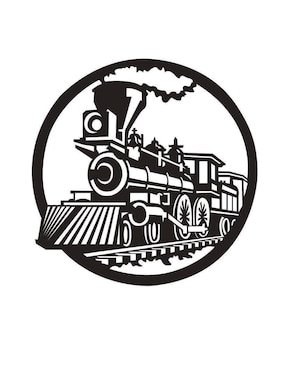 Cuadro decorativo Pigo tren
