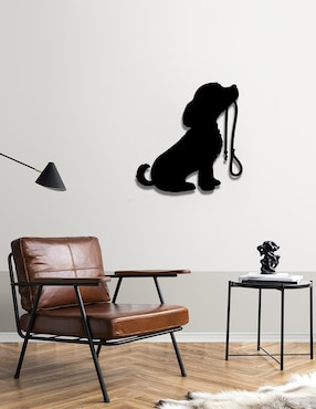 Cuadro decorativo Pigo perro con correa