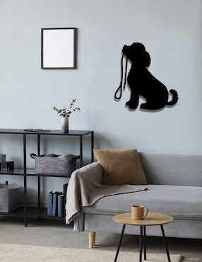 Cuadro decorativo Pigo perro con correa