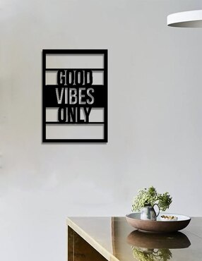 Cuadro decorativo Pigo good vibes only