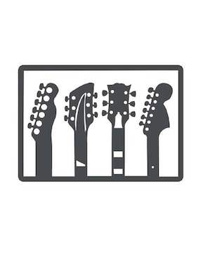Cuadro decorativo Pigo guitarras