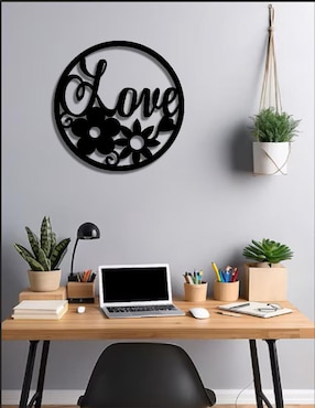 Cuadro decorativo Pigo flores love
