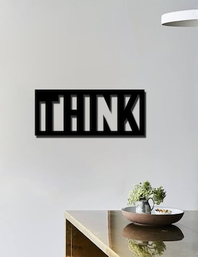 Cuadro decorativo Pigo think