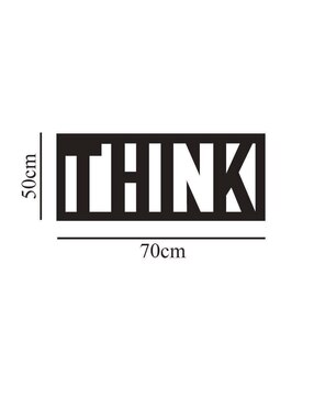 Cuadro decorativo Pigo think