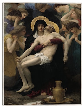 Cuadro decorativo La Piedad (1876) técnica mixta Cuadros Jr Figuras Celestiales
