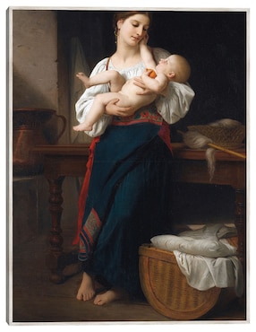 Cuadro decorativo Estrenos Caricias (1901) técnica mixta Cuadros Jr Familia