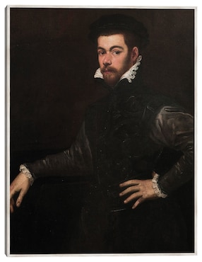 Cuadro decorativo Retrato de Un Caballero (Hacia 1554) técnica mixta Cuadros Jr Retratos