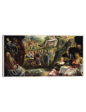 Cuadro decorativo La Adoración Del Becerro de Oro (C. 1594) técnica mixta Cuadros Jr Religión y Espiritualidad