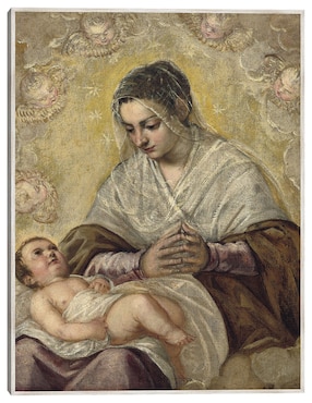 Cuadro decorativo La Virgen de Las Estrellas (C. 1575-1585) técnica mixta Cuadros Jr Vírgenes