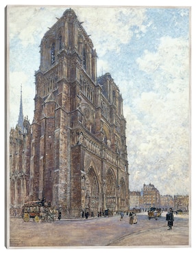 Cuadro decorativo Notre-Dame de París (1901) técnica mixta Cuadros Jr Lugares