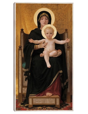 Cuadro decorativo Virgen y Niño (1888) técnica mixta Cuadros Jr Vírgenes