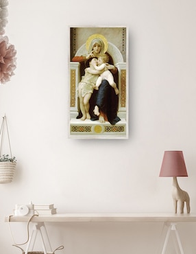 Cuadro decorativo Virgen Con El Niño y Juan Bautista (1875) técnica mixta Cuadros Jr Vírgenes