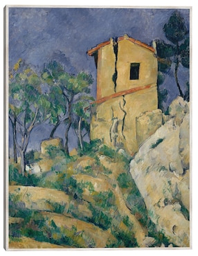 Cuadro decorativo La Casa de Las Paredes Agrietadas (1892-1894) técnica mixta Cuadros Jr Caminos