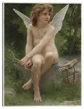 Cuadro decorativo Amor Al Acecho (1890) técnica mixta Cuadros Jr Ángeles