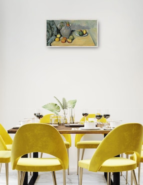 Cuadro decorativo Mesa Pichet Et Fruits Sur Une técnica mixta Cuadros Jr Cómida