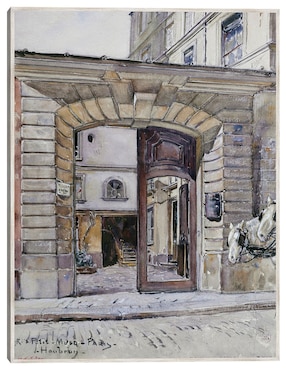 Cuadro decorativo 27, Calle Del Petit-Musc. París (1895 – 1905) técnica mixta Cuadros Jr Lugares