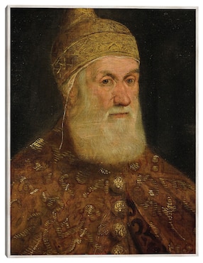 Cuadro decorativo Retrato Del Dux Girolamo Priuli técnica mixta Cuadros Jr Retratos