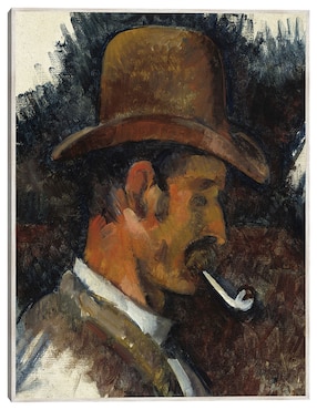 Cuadro decorativo Hombre Con Pipa (1892-1896) técnica mixta Cuadros Jr Retratos
