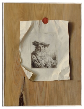 Cuadro decorativo Trampantojo de Un Grabado de Ferdinand Bol, C. 1675 técnica mixta Cuadros Jr Bocetos