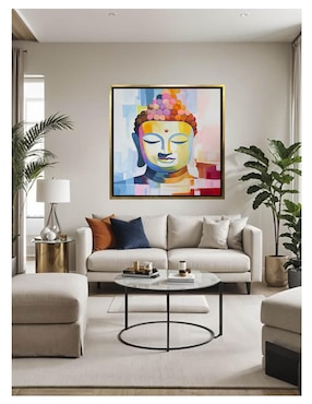 Pintura Buda II técnica acrílico Lune Art Gallery Espirituales