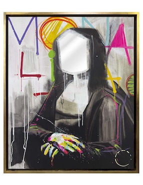 Pintura I'm Mona técnica acrílico Lune Art Gallery Mona Lisa