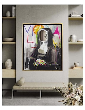 Pintura I'm Mona técnica acrílico Lune Art Gallery Mona Lisa