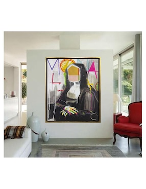 Pintura I'm Mona técnica acrílico Lune Art Gallery Mona Lisa