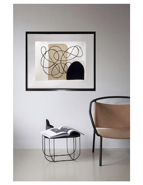 Pintura Hilo Negro técnica acrílico Lune Art Gallery 4 Vistas