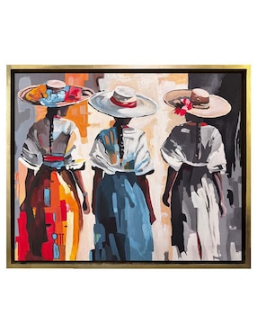 Pintura Tres Fuerzas técnica acrílico Lune Art Gallery Culturales