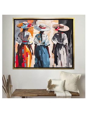 Pintura Tres Fuerzas técnica acrílico Lune Art Gallery Culturales