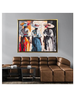 Pintura Tres Fuerzas técnica acrílico Lune Art Gallery Culturales